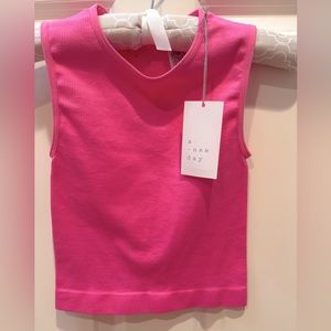 Zara Pink Sleeveless Top